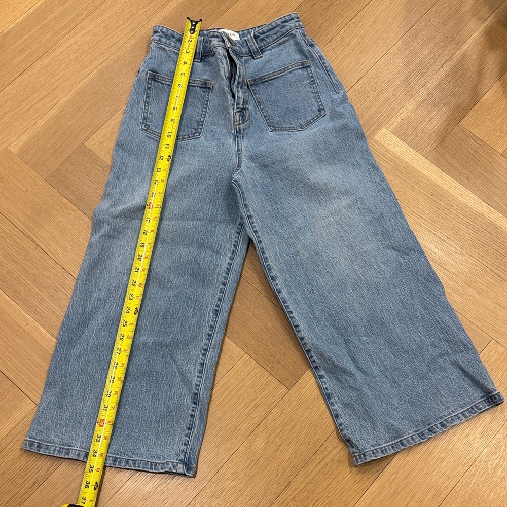 Joie Classic Blue Wide Leg Jeans